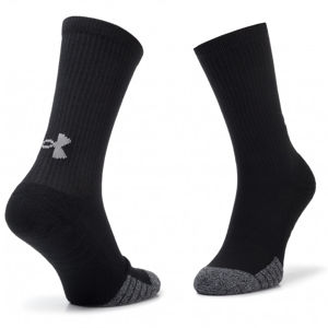 Unisex vysoké ponožky Under Armour UA Heatgear Crew Black - XL (46-50,5)