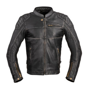 Pánska kožená moto bunda W-TEC Suit vintage čierna - XXL