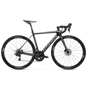 Cestný bicykel Kross Vento 8.0 28" - model 2020 čierna/grafitová/kovová - S (20") - Záruka 10 rokov