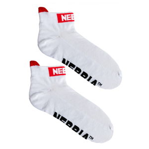 Členkové ponožky Nebbia "SMASH IT" 102 White - 43-46