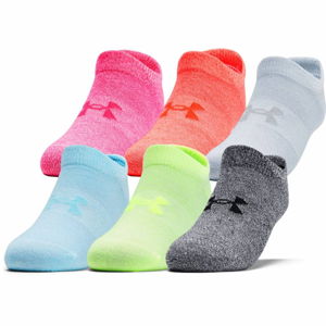 Dámske nízke ponožky Under Armour Women's Essential NS 6 párov Exuberant Pink - S (34-36,5)