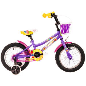 Detský bicykel DHS Daisy 1402 14" - model 2022 Purple