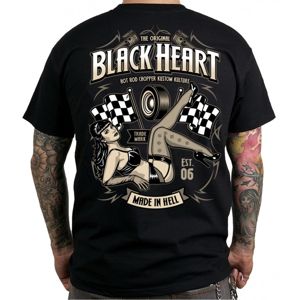 Tričko BLACK HEART Melisa čierna - XL