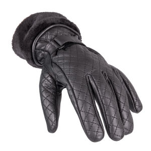 Dámske kožené rukavice W-TEC Stolfa NF-4205 čierna - M