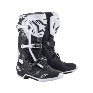 Moto topánky Alpinestars Tech 10 čierna/biela 2022 čierna/biela - 45,5