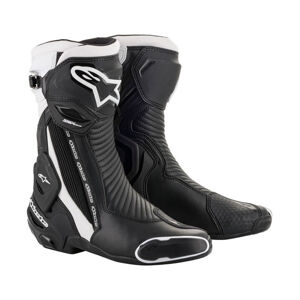 Dámske moto topánky Alpinestars SMX Plus 2 čierna/biela 2022 čierna/biela - 47