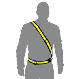 Reflexný popruh Oxford Bright Belt žltá fluo - L