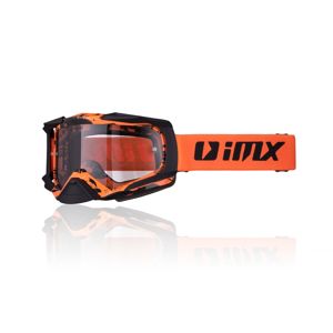 Motokrosové okuliare iMX Dust Graphic Orange-Black Matt