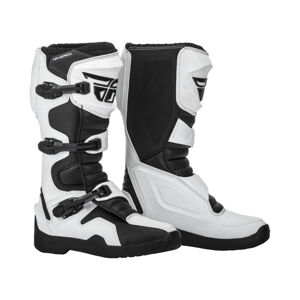Motokrosové topánky Fly Racing New Maverik Black White čierna/biela - 48