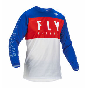 Motokrosový dres Fly Racing F-16 USA 2022 Red White Blue červená/biela/modrá - L
