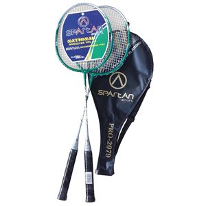 Badmintonový set Spartan Sportive - 2 rakety zelená