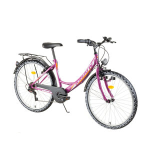 Mestský bicykel Kreativ 2614 26" - model 2018 Violet - Záruka 10 rokov