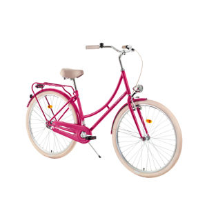 Mestský bicykel DHS Citadinne 2832 28" - model 2018 Dark Pink - 20" - Záruka 10 rokov