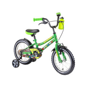 Detský bicykel DHS Speedy 1401 14" - model 2019 Green - Záruka 10 rokov