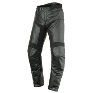 Kožené moto nohavice SCOTT Tourance Leather DP čierna - XXL (38)