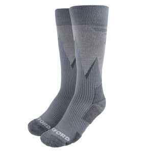 Kompresné ponožky z merino vlny Oxford Oxsocks šedé šedá - S (37-39)