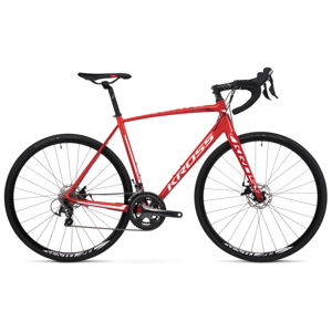 Cestný bicykel Kross Vento 4.0 28" - model 2020 červená/biela/bordo - M (21") - Záruka 10 rokov