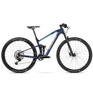 Celoodpružený bicykel Kross Earth Tokyo 29" - model 2020 modrá navy/modrá - XL (21") - Záruka 10 rokov