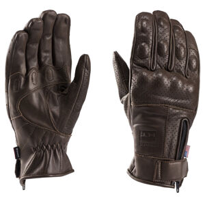 Moto rukavice Blauer Combo Dark Brown tmavo hnedá - XL