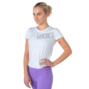 Dámske funkčné tričko s krátkym rukávom Nebbia FIT Activewear 440 White - S