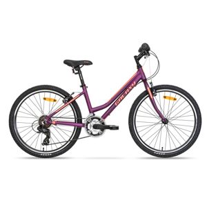 Juniorský dievčenský bicykel Galaxy Lyra 24" - model 2019 fialová
