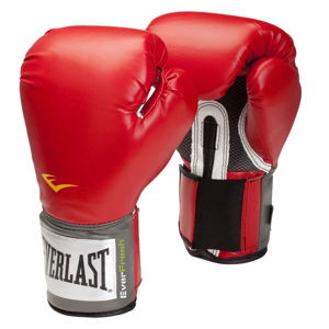 Boxerské rukavice Everlast Pro Style 2100 Training Gloves červená - M (12oz)