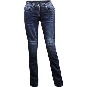 Dámske moto jeansy LS2 Vision Evo Lady modrá - L