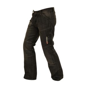 Pánske jeansové moto nohavice Spark Track čierna - 46/6XL