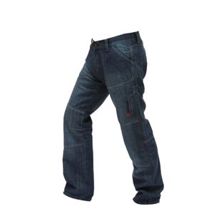 Pánske jeansové moto nohavice Spark Track modrá - 34/L