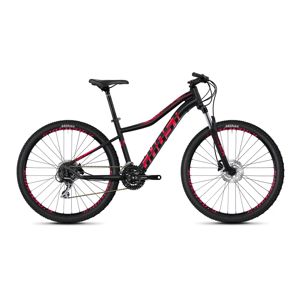 Dámsky horský bicykel Ghost Lanao 3.7 AL W 27,5" - model 2020 Jet Black / Ruby Pink - XS (14") - Záruka 10 rokov