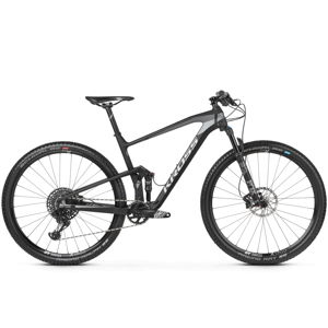 Celoodpružený bicykel Kross Earth 4.0 29" - model 2020 čierna/grafitová - L (19") - Záruka 10 rokov