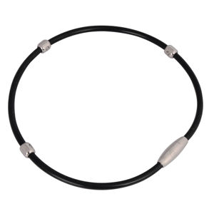 Magnetický náhrdelník inSPORTline Alkione 52 cm - čierna