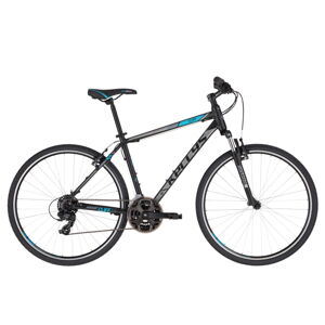 Pánsky crossový bicykel KELLYS CLIFF 10 28" - model 2022 Black Blue - M (19'')