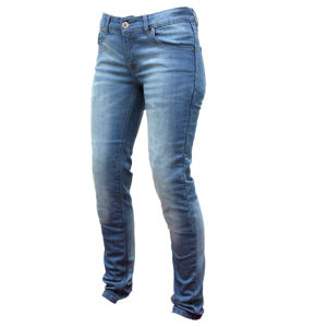 Dámske moto jeansy Spark Dafne modrá - XL