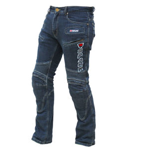 Pánske jeansové moto nohavice SPARK Hawk modrá - S