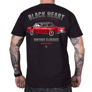 Tričko BLACK HEART MB čierna - M