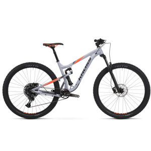 Celoodpružený bicykel Kross Soil 1.0 29" - model 2020 šedá/orandžová - XL (19") - Záruka 10 rokov