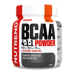 Práškový koncentrát Nutrend BCAA 4:1:1 Powder 300 g Pomaranč