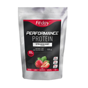 Proteínový nápoj Fit-day Protein Performance 135 g jahoda