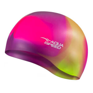 Plavecká čiapka Aqua Speed Bunt Pink/Violet/Yellow
