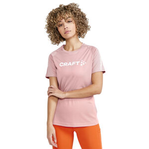 Dámske tričko CRAFT CORE Unify Logo svetlo ružová - XS