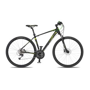 Pánsky crossový bicykel 4EVER Credit Disc 28'' - model 2019 čierno-žltá - 18,5" - Záruka 10 rokov