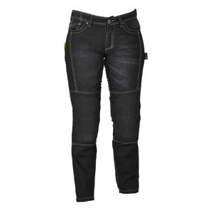 Dámske motocyklové jeansy W-TEC Theo čierna - 20/XXL