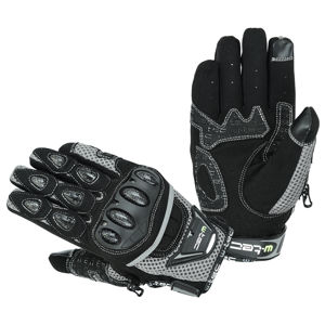 Moto rukavice W-TEC Upgear čierno-šedá - L