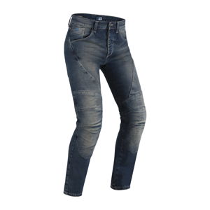 Pánske moto jeansy PMJ Dallas CE modrá - 36