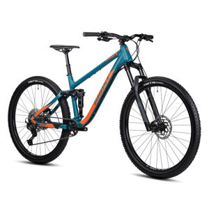 Celoodpružený bicykel Ghost Kato FS Universal 27.5 - model 2024 Blue Grey/Orange Matt - XS (15", 156-164 cm)