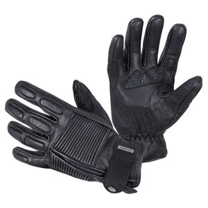 Kožené moto rukavice W-TEC Mareff čierna - XL