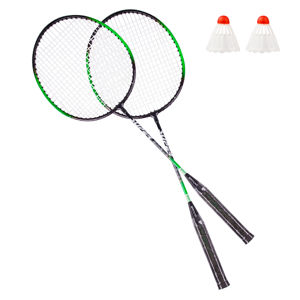 Badmintonová sada SPARTAN - 2 rakety zelená