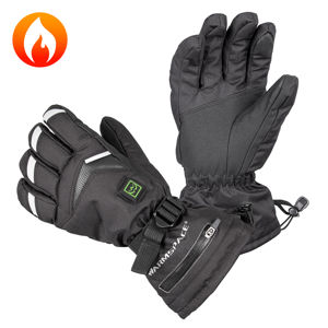 Univerzálne vyhrievané rukavice W-TEC Keprnik šedá - XL