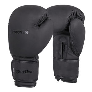 Boxerské rukavice inSPORTline Kuero čierna - 12oz